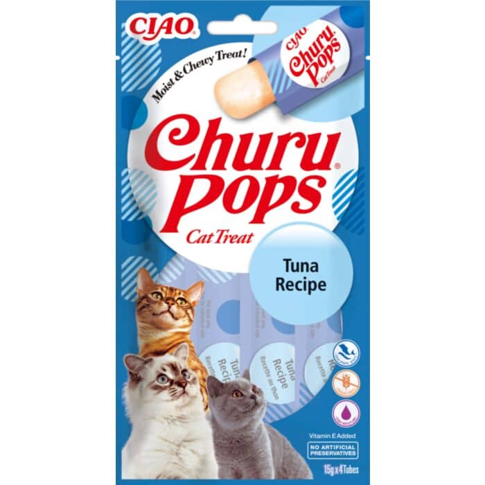 Churu Cat Pops kaķu gardums kaķiem ar tunci 15 g N4